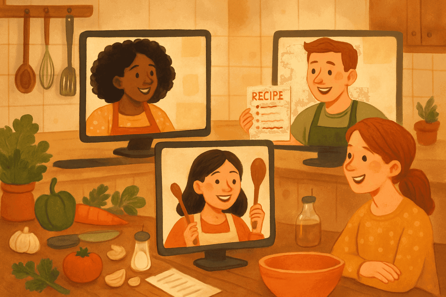 Cooking Chat Online: Exchange Recipes & Kitchen Hacks