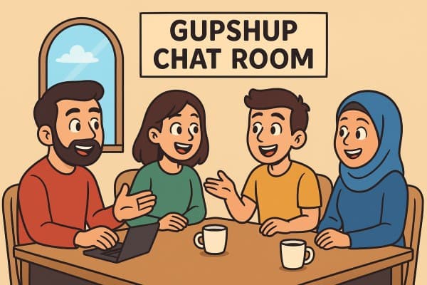 Gupshup Corner Room: Connect With Desi Singles on desichatroom.in
